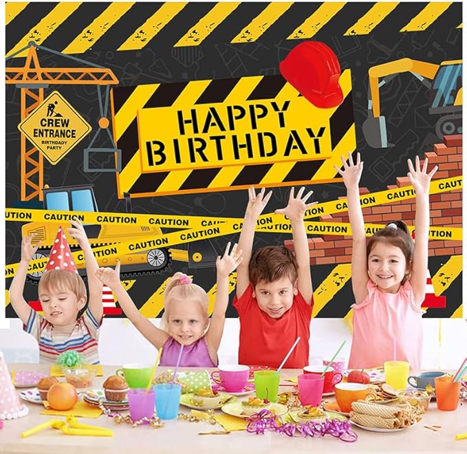 Construction Themed Birthday Party Decorations Digger Dump Truck