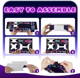 60Pcs Movie Night Supplies 30Pcs Neon Movie Night Snack Trays with