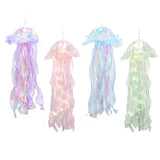Glitter Iridescent Jellyfish Hanging Decor Jellyfish Kit for Under The