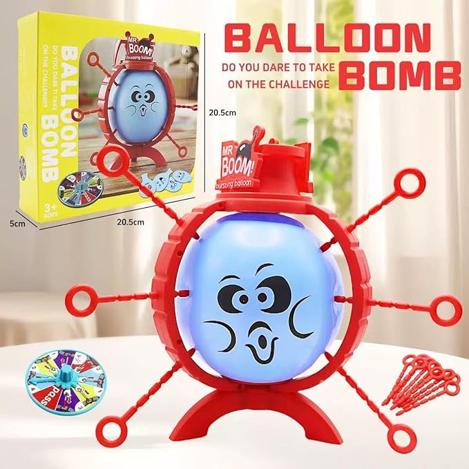 AALFA Balloon Pop Challenge – Suspenseful Party Game with Spinner, 9