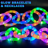 24 PCS Light Up Party Favor Supplies for Kids 4-8-12,Bulk Glow Stick