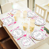 Winter Onederland 1st Birthday Themed Tableware Snowflake One Plates