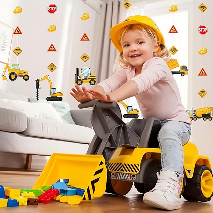 Construction Birthday Banners Construction Birthday Party Supplies