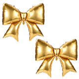 2pcs Large Bow Balloons, Bow Themed Party Decorations Elegant Coquette
