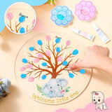 Gender Reveal Fingerprint Tree Boy or Girl