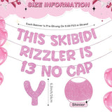 Fulmoon Pre Strung This Skibidi Rizzler Is 13 No Cap Glitter Banner #5