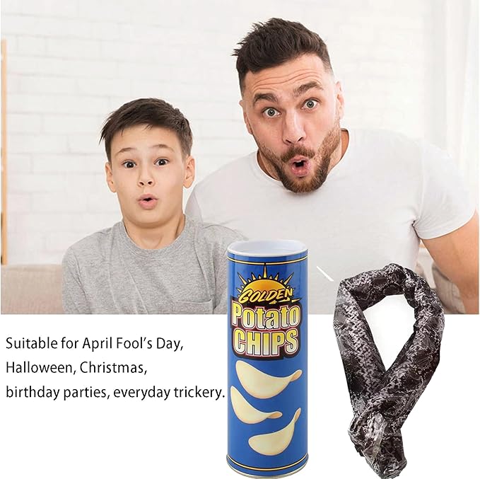 The Potato Chip Snake Can Jump Spring Snake Toy Gift April Fool Day Ha