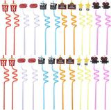 24Pack Movie Night Party Supplies Movie Night Drinking Straws