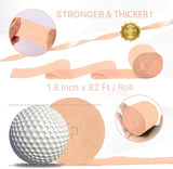 PartyWoo Crepe Paper Streamers 6 Rolls 492ft, Pack of Peach, Purple,