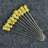 RR-RUOSHUI Pineapple Cocktail Picks Martini Picks for Appetizer