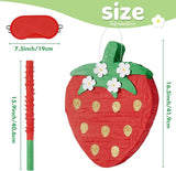 Red Strawberry Piñata For Kids Strawberry Baby Shower Piñata