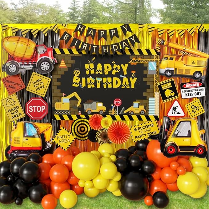Construction Birthday Party Supplies Dump Truck Party Decorations