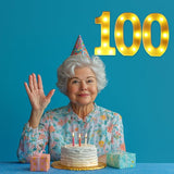 100th Birthday Decorations for Women Men 100 Birthday Decorations