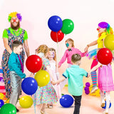 Red Blue Green Yellow Balloons 100 Pack 12 Inch Matte Blue Yellow Red