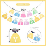Princess Dress Happy Birthday Banner Princess Birthday Party