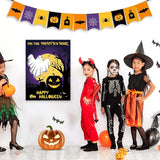 ASTARON Halloween Party Games, Pin The Mouth on Ghost Halloween Party