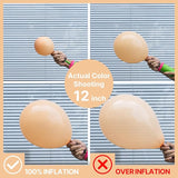 PartyWoo Nude Balloons 100 pcs Different Sizes Pack of 18 12 10 5