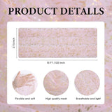 Artoid Mode Gold Gauze Pink Table Runner 120 Inch 10FT, Glitter
