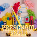 13 Pcs Preschool Graduation Decorations Preschool Grad Letter LED