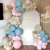 DIY Gender Reveal Party Decorations 138pcs Pink and Blue Balloon