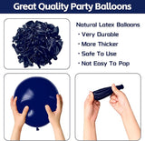 Navy Blue Balloons 100 Pack 12 inch Round Helium Navy Balloons for