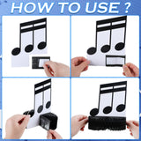 Sureio 8 Pack Music Notes Honeycomb Centerpieces Musicical Party