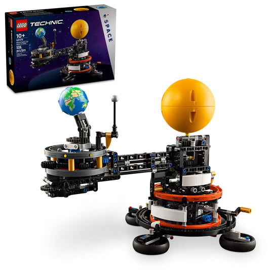 LEGO Technic Planet Earth and Moon in Orbit Building Set, Outer Space