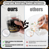 Retirement Party Decoration Cups 50pcs 16 Oz Plastic Clear Drinking
