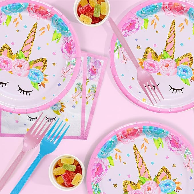 Unicorn Birthday Decorations Unicorn Party Supplies for Girls