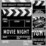 140pcs Movie Night Supplies Now Showing Convenient Paper Tableware