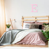 Qunclay Pink Crystal Diamond Letter Wall Decor, Glitter Wooden Bling