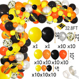 345 Pcs Construction 4th Birthday Party Supplies Dump Truck Four