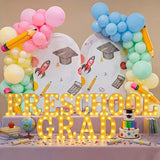 13 Pcs Preschool Graduation Decorations Preschool Grad Letter LED
