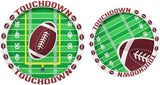 Football Party Supplies Kit Serve 25 Includes Dinner & Dessert