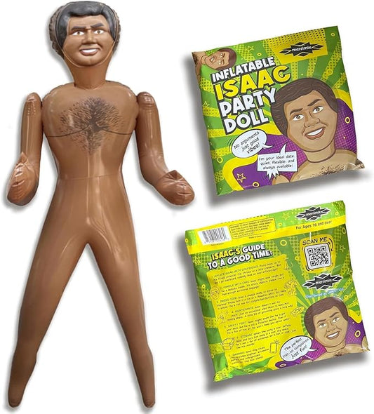 Merrimix - Isaac Inflatable Blow Up Doll Gag Gifts for Men, Bachelor
