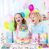 134pcs Unicorn Birthday Party Favors Set Unicorns Goodie Bags