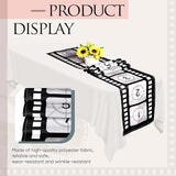 Breling 12 x 72 Inch Movie Night Table Runner Movie Theme Party
