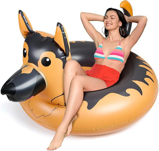 Silph PLC Pool Float, Inflatable Swim Ring with Cup Holder for Party,