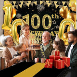 100th Birthday Decorations Men Women with 100th Birthday Banner