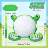 WERNNSAI Golf Piñata - Green Golf Ball & Club Shaped Piñata with