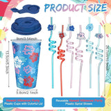 Yungyan 24 Sets Hawaii Hibiscus Cartoon Party Favors Goodie Cups with