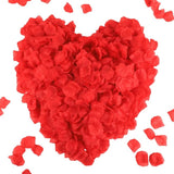 CODE FLORIST 1100 PCS Red Silk Rose Petals for Romantic