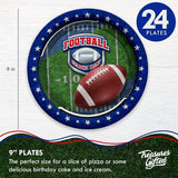 Treasures Gifted Football Party Decorations Serves 24 Dinnerware