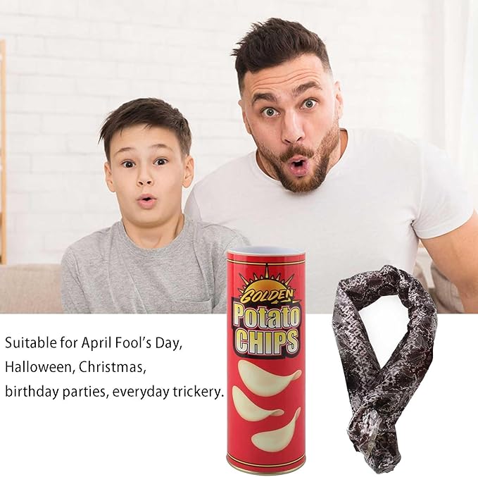 The Potato Chip Snake Can Jump Spring Snake Toy Gift April Fool Day