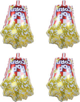 Popcorn Party Balloons 10pcs Reusable Aluminum Foil Movie Theme