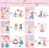 Princess Party Favors Including 12 Gift Bag 12 Stickers 12 Silicone