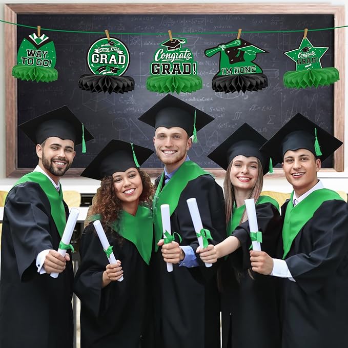 Gatherfun 9PCS Graduation Party Decorations Class of 2026 Congrats