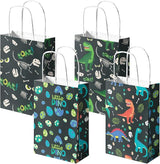 24 Pack Dinosaur Party Favor Bags for Kids T Rex Goodie Bags with