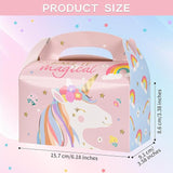 DjinnGlory 36 Pack Unicorn Party Favor Treat Boxes Small Paper Gift