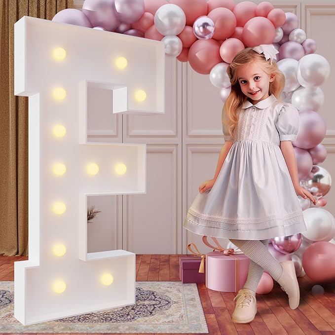 imprsv 4FT Marquee Light Up Letters for Birthday Party Decorations #15